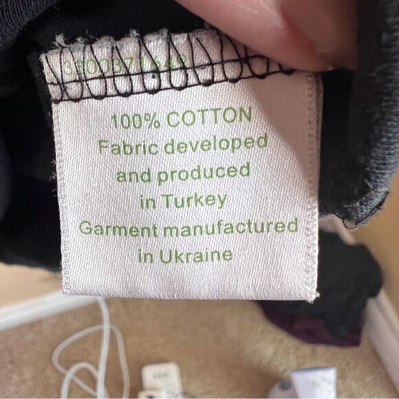 Eileen Fisher By Garnet Hill Sleep or Layer Cotton Black Tanks Size XS Capsule - Picture 6 of 6